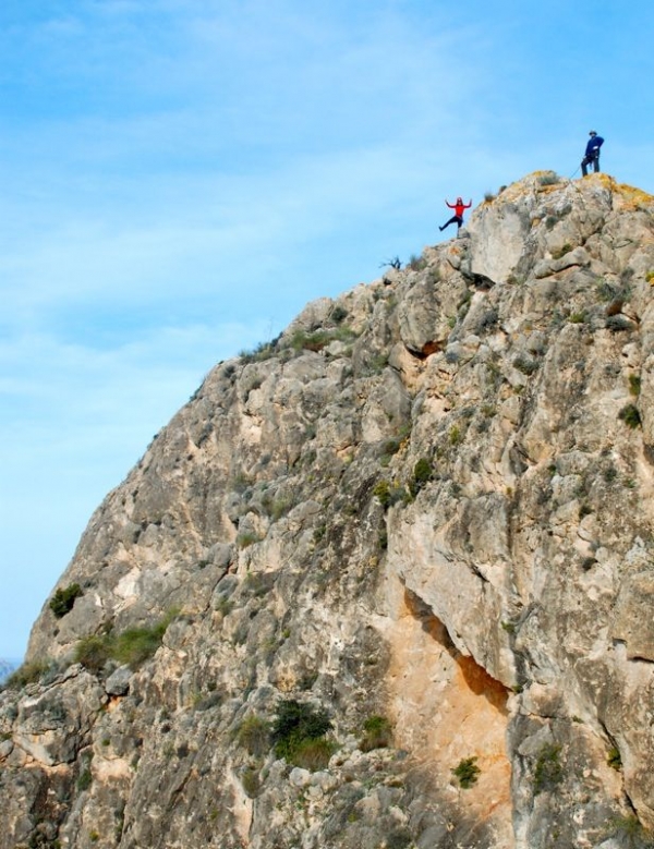 La cumbre con Ginés y Anabel