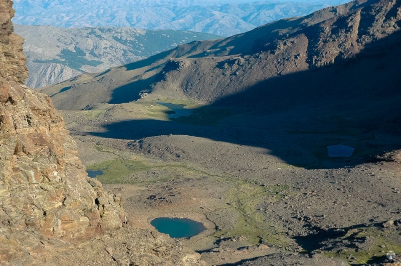 Siete Lagunas desde arriba